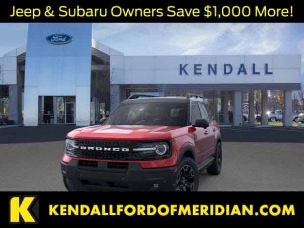 New 2025 Ford Bronco Sport Outer Banks 4D Sport Utility – 3FMCR9CN6SRF81999